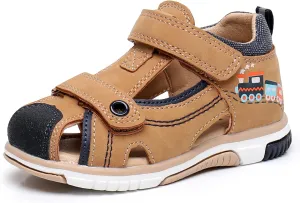 Blikcon Baby/Toddler Boys Sandals Closed Toe Summer Shoes with Soft Sole (Toddler/Little Kid)