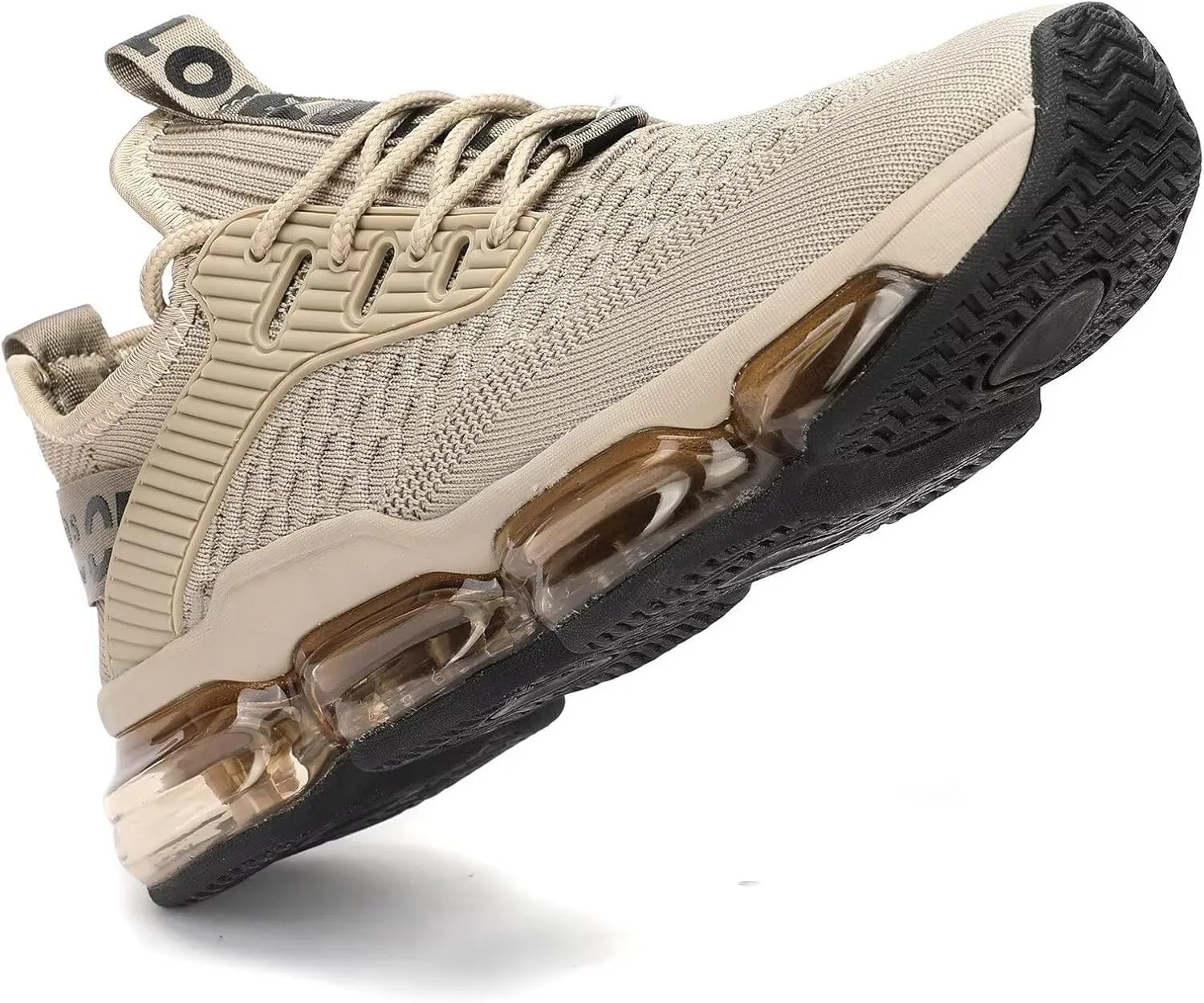 Men's Air Cushion Running Shoes Walking Jogging Fitness Gym Fashion Sneakers Lace Up Casual Comfortable Work Tennis Sport Athletic Trainers