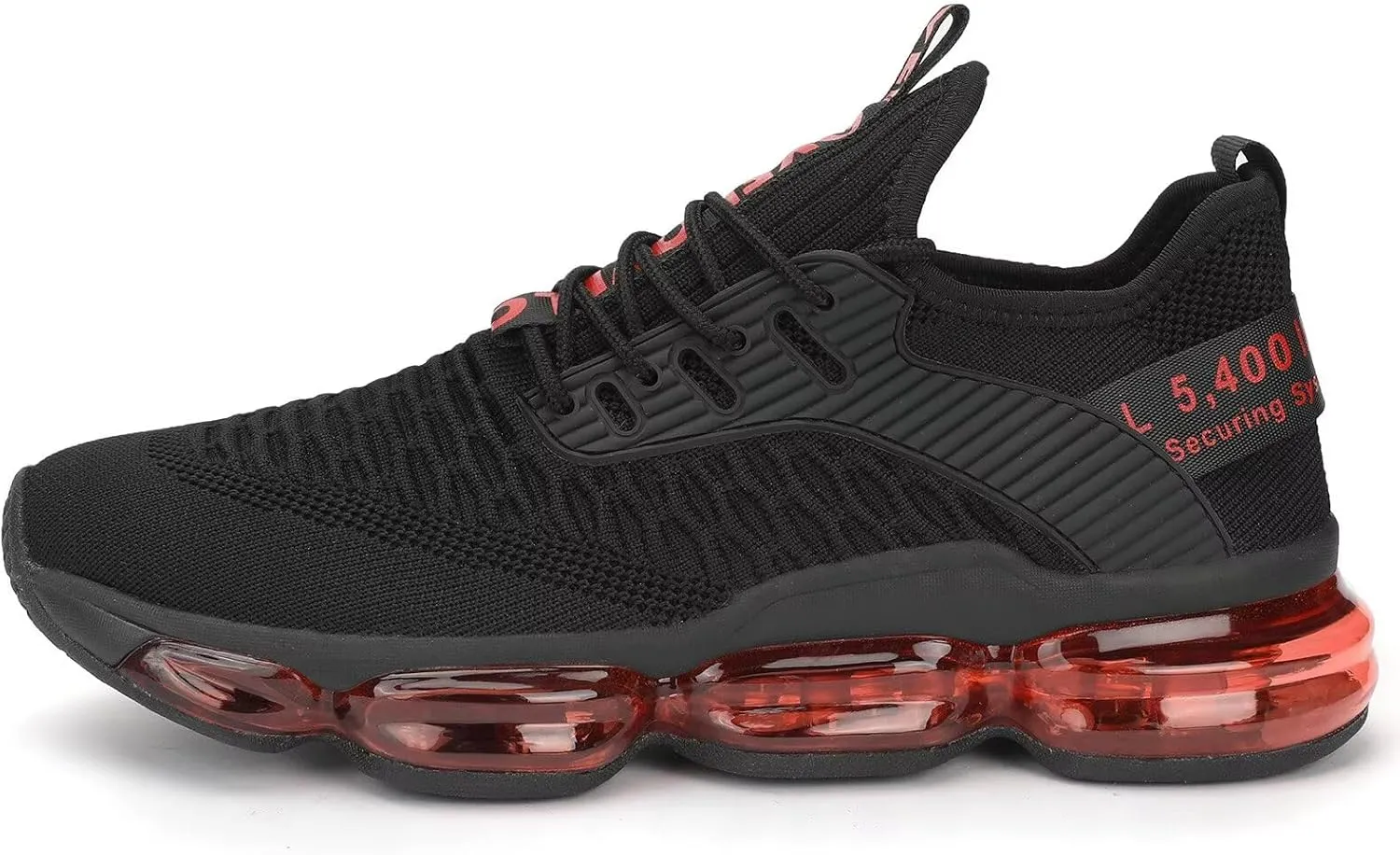 Men's Air Cushion Running Shoes Walking Jogging Fitness Gym Fashion Sneakers Lace Up Casual Comfortable Work Tennis Sport Athletic Trainers