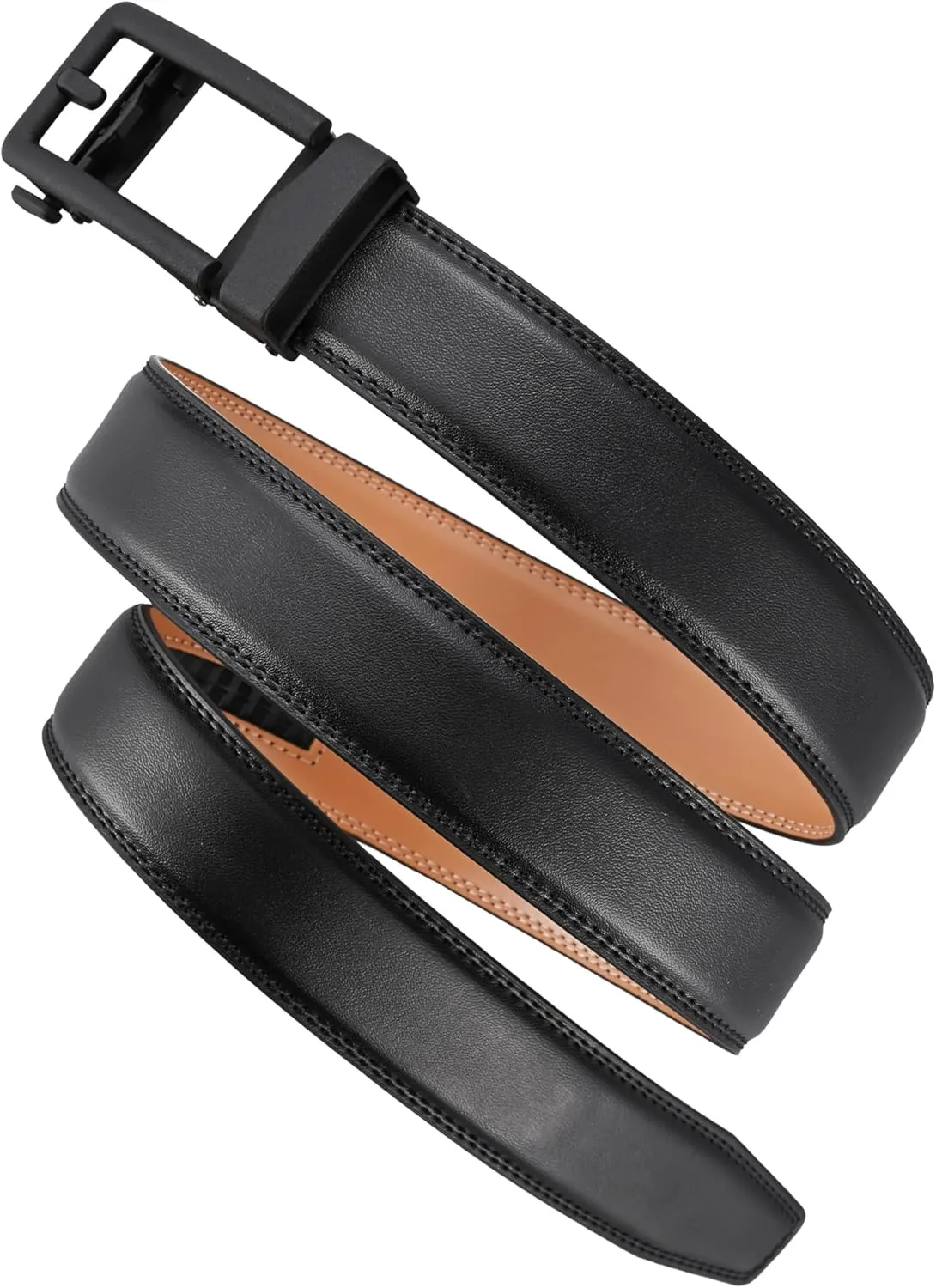 Men's Belt, Ratchet Dress Casual Belt with Adjustable Automatic Buckle Trim to Fit