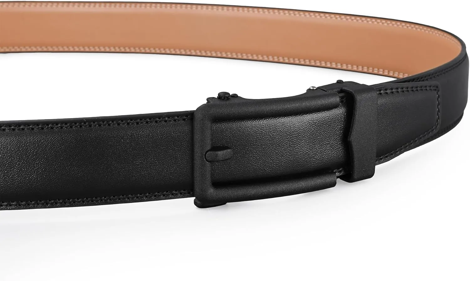 Men's Belt, Ratchet Dress Casual Belt with Adjustable Automatic Buckle Trim to Fit