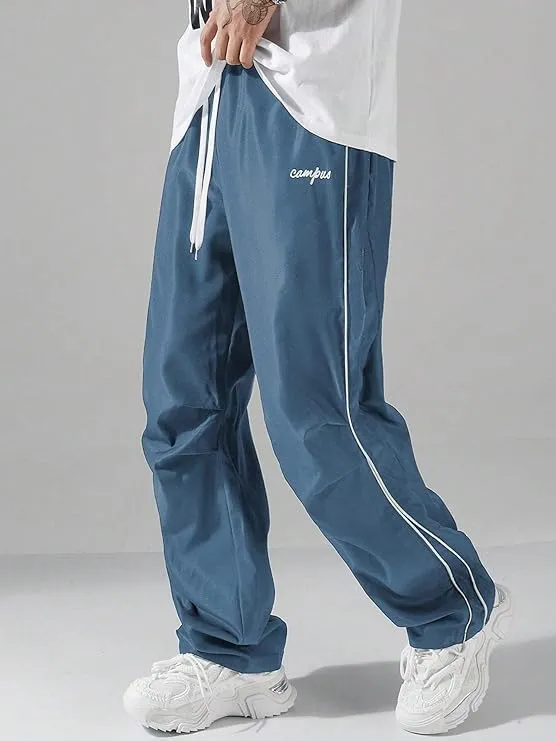 Men's Y2K Baggy Sweatpants Parachute Pants Wide Leg Vintage Track Pants Casual Streetwear