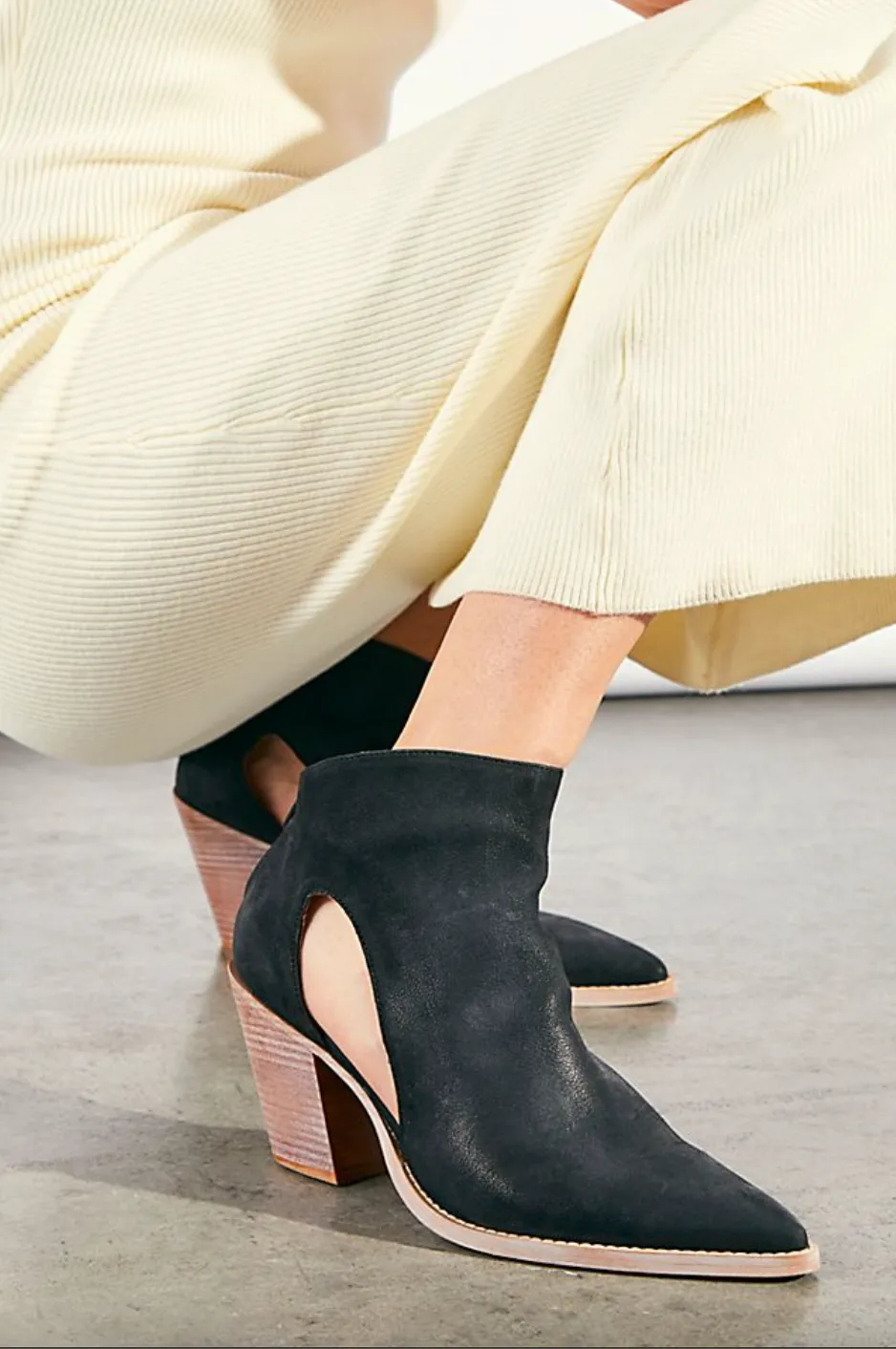 The Wilder Bootie by Free People - Black